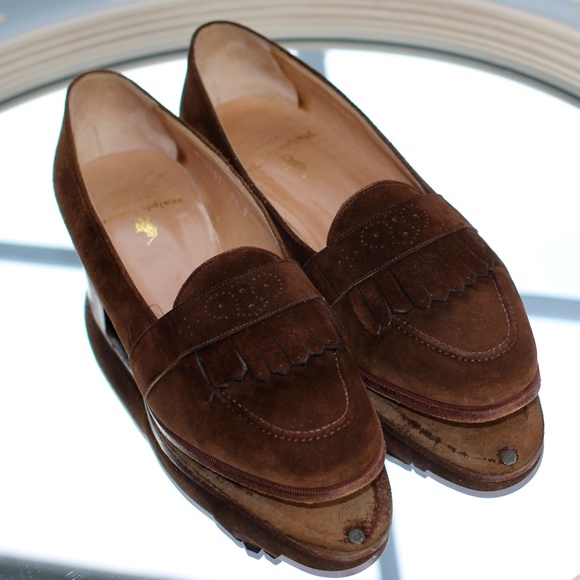 Ralph Lauren Suede Fringe Loafer - Picture 5 of 8